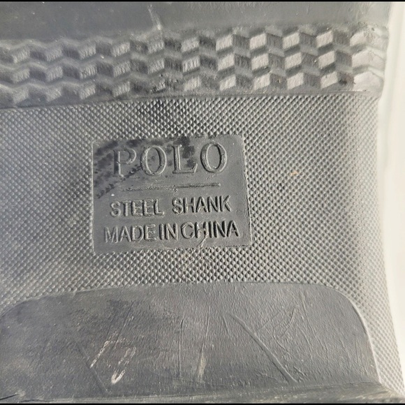 Polo Ralph Lauren Women’s Logo Tall Rubber Rain Boots Size 11 - Picture 10 of 12